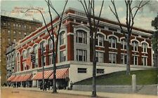New London CT~Manwaring Bldg~State Street~Men Wanted Army Flag~Florist~1910 picture