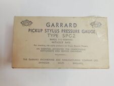 Vintage Garrard Pickup Stylus Pressure Gauge - SPG2 - Orig. Box w/Orig. Manual picture