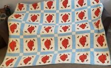 Large Quilt  40's- 50's Arkansas Razorbacks Womens Booster Project 7.5ftx6.5ft picture