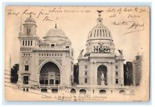 1900 Exposition Universelle Pavillion America Paris France Posted Postcard picture