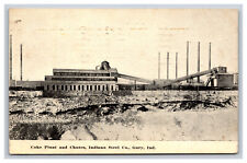 Coke Plant And Chutes, Indiana Steel Company, Gary Indiana IN Postcard picture