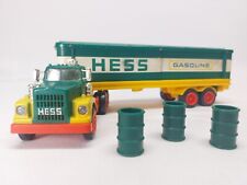 Vintage 1975 1976 HESS FUEL OIL/GAS BOX TRACTOR TRAILER TRUCK ORIGINAL  picture