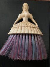 Antique? 1930's? Vintage Crinoline Lady Clothes Brush 5” Tall (HB) picture