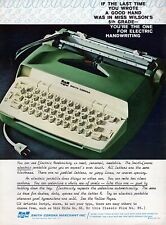 1962 Smith Corona Electric Typewriter Handwriting Original Color Print Ad picture