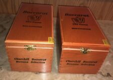 LOT of 2 Baccarat The Game CHURCHILL 7.5x4x4.25