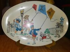 Walt Disney Mary Poppins Melmac Dinnerware Oval Serving Platter Plastic Plate picture