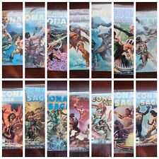 Conan The Barbarian Vintage 80s 90s Marvel Magazine Group  Lot Of 14 picture