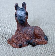Vintage Stone Critters Little Colt Sorrel Brown Horse Figurine Farmcore picture