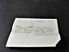 Original October 24, 1867 Handwritten  Paper: Resident of Summit County, Ohio.  picture