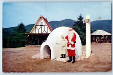 Jefferson New Hampshire Postcard Eskimo Igloo North Pole Santa's Village c1960 picture
