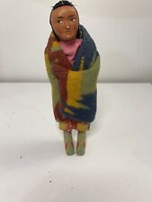 Antique Bully Good Skookum Native American Indian Doll picture