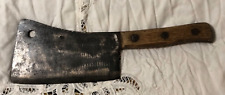 VTG BRIDELL BUTCHER'S HEAVY DUTY MEAT CLEAVER 14.5 in SOLID STEEL BROKE HANDLE picture