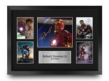 Robert Downey Jr Gift Idea Framed Autograph A3 Picture Print to Movie Fans picture