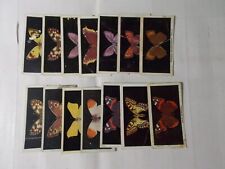 Lot of 14 Godfrey Phillips Cigarette Cards British Butterflies 1927 picture