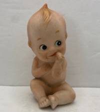 VTG Lefton Kewpie Baby Doll Ceramic Bisque Figure picture