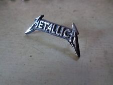 Vintage Metallica Pin Concert Memorabilia Jacket Hat Shirt Metal Lapel Badge picture