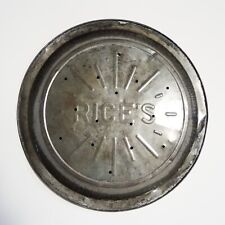 Vintage Rice's Tin Pie Plate Country Kitchen 9 1/2