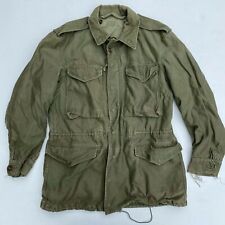 Vintage WWII Jacket Military M-1943 M43 US Army Field Parks Small 1940s picture