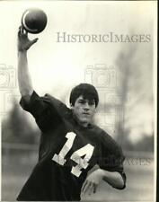 1983 Press Photo Fayetteville-Manlius Quartback Football Player Jim Harris picture