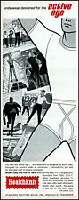 1966 Sports Dancing Healthknit active age underwear vintage art print ad L13 picture