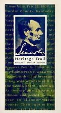 1980s Lincoln Heritage Trail Kentucky Indiana Illinois Vintage Travel Brochure picture