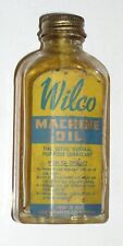 Vintage Wilco Machine Oil Bottle Used Los Angeles Ca USA picture