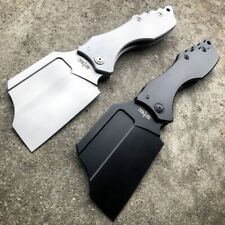 Giant Broad Head Folding Cleaver Axe Survival Hunting Blade Camping Blade NEW picture