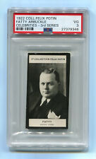 1922 Collection Felix Potin Celebrities Roscoe Fatty Arbuckle PSA 3 Film Movie picture