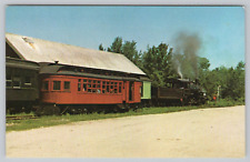 Postcard Wolfeboro Railroad Co. Antique Rail Car, New Hampshire picture