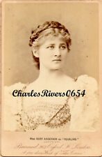BARRAUD LONDON CABINET CARD ACTRESS MARY ANDERSON AS ROSALIND PHOTO #C782 picture