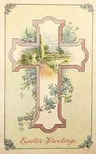 c1909 Easter Greetings Postcard ~ Religious Artist Postcard ~ #-4787 picture