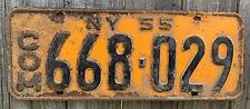 1955 NEW YORK LICENSE PLATE COMMERCIAL #668029 picture