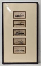 Display of 1930s Cigarette Cards w/ Cunard, Union-Castle, Union S.S. of N.Z. picture