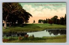 Charleston SC-South Carolina, The Grounds At Country Club, Vintage Postcard picture