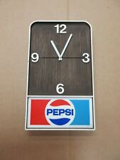 Vintage Pepsi Hanging Wall Clock Sign Advertisement C19 picture