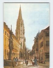 Postcard Georgsbrunnen mit Münster, Freiburg, Germany picture