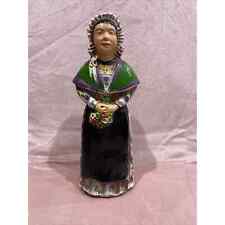 Vtg Relic Art BDS '77 Hand Carved Hand Painted Wooden/resin Folk Art Figurine picture