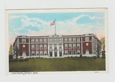 Beverly, Massachusetts - High School - c.1922 WB Postcard 1524 picture