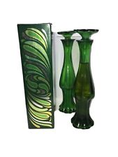 Vintage Avon Emerald Bud Vase 3 oz Topaze Cologne (Full) W/ Original Box NOS picture