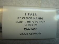 Vigor Clock Hands 8 Inch Spade Oblong Hole CM-1408 picture