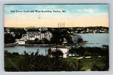 West Boothbay Harbor ME-Maine, Oak Grove Hotel, c1916 Vintage Souvenir Postcard picture