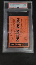 President Ronald Reagan 1955 Press Pass for Chicago White Sox PSA Authentic @10A picture