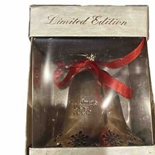 Towle Silversmiths Christmas 2006 Silver-Plated Pierced Annual Bell 27th Edition picture