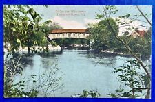 Bridge over Willowemoc, Livingston Manor NY. Vintage Postcard Great Condition picture