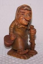 Vintage Anri Wood Carving - Witch / Gnome / Troll - 6