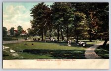 Postcard Rockefeller Park on a Sunday Cleveland Ohio Posted 1908/DB    E 10 picture
