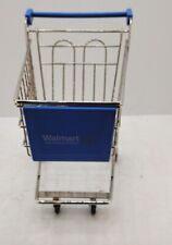 WAL-MART MINI METAL SHOPPING GROCERY CART, Fabulous and the wheels roll right 😂 picture