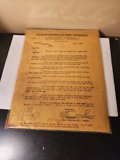 Document Addressed To Lem Motlow. Dated Sept. 4,1929 See The Pics  picture