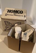 HOMCO 3 Porcelain Wall HANGING Blue BUTTERFLIES USA (11ia) picture