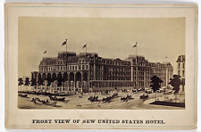 Saratoga Springs New York United States Hotel Antique Photograph Advertisement picture